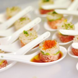 Tuna, Scallop and Flying Fish Roe