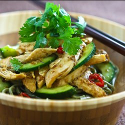 Asian Sesame Chicken Noodle Salad