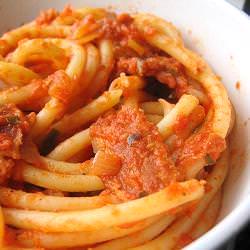 Spaghetti al Amatraciana