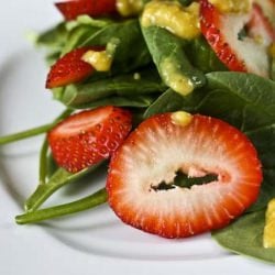 Salad with Curried Date Dressing