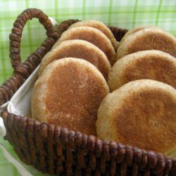 Whole Wheat English Muffins