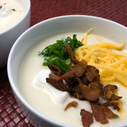 Potato & Five Onion Soup