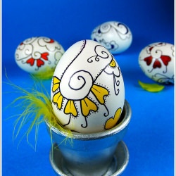 Easter “Tattooed” Eggs