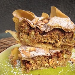 Almond Eggplant “Bisteeya”