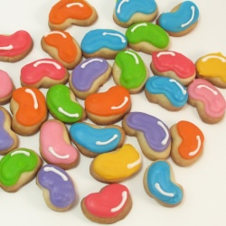 Bite-size Jellybean Cookies
