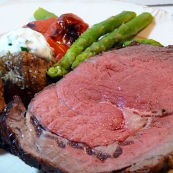 Grilled Prime Rib for Two