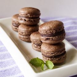 Chocolate Macarons