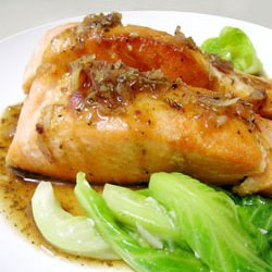 Pan Fried Salmon with Vegetables