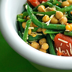 Simple Bean and Tomato Salad
