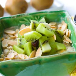 Kiwi Cherry Almond Oatmeal