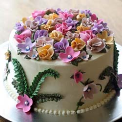 Springtime Flower Cake
