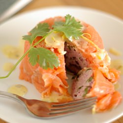 Smoked Salmon and Couscous Terrine