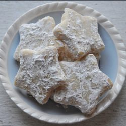 Almond Shortbread Stars