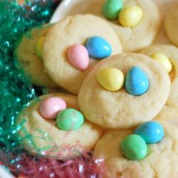 Easter Egg Shortbread Cookies