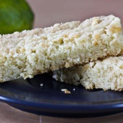 Lime Coconut Shortbread