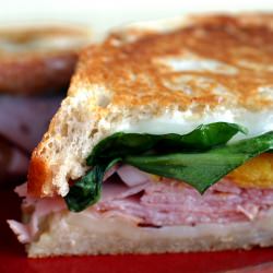 Pressed Ham, Egg & Cheese