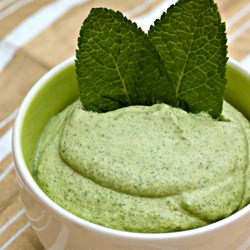 Mint Mousse / Sauce