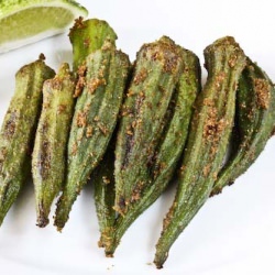 Oven Roasted Okra