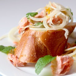 Ocean Trout, Fennel, Orange Salad