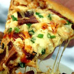 Barbecue Chicken Pizza with Bacon