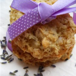 Lavender Lace Cookies