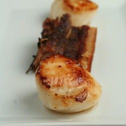 Scallops and Pork Belly