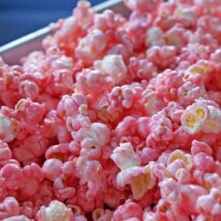 Pink Candied Popcorn