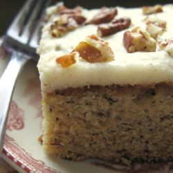 Banana Cake w Brown Butter Frosting