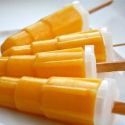 Mango And Orange Popsicles