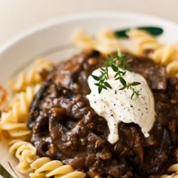 Mushroom Bourguignon