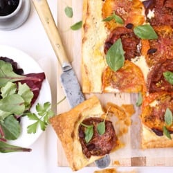 Roasted Tomato and Mascarpone Tart