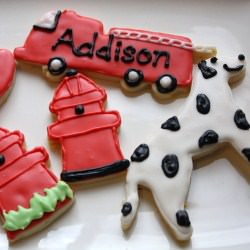 Fire Engine Cookies