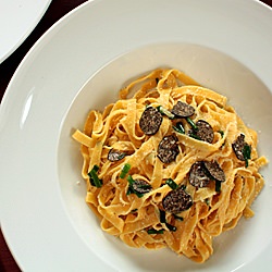 Fettuccini with Black Truffles