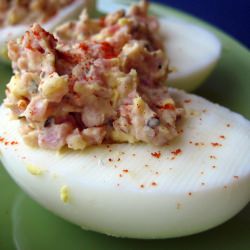 Ham-Stuffed Deviled Eggs