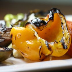 Fajita Steak and Grilled Vegetables