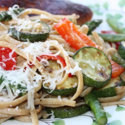 Linguine with Spring Vegetables