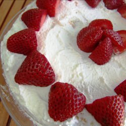 Strawberry Genoise Cake
