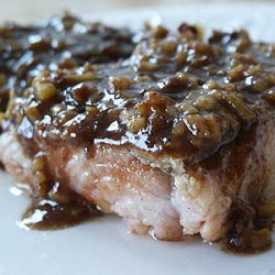 Salmon with Salted Bean Sauce