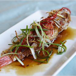 Fish with Ginger Soy