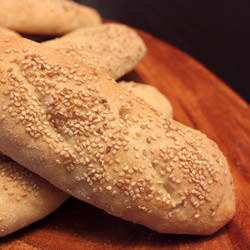 Sesame-Semolina Sandwich Rolls