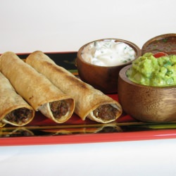 Baked Shredded Beef Taquitos