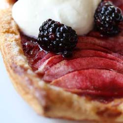 Apple Blossom Blackberry Tart