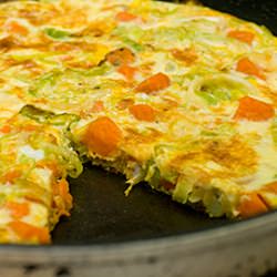 Sweet Potato & Leek Tortilla