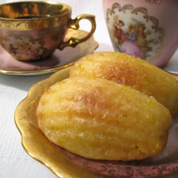 Orange-cardamom Madeleines