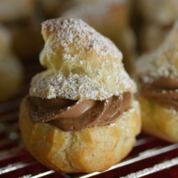 Chocolate Mousse-Filled Cream Puffs