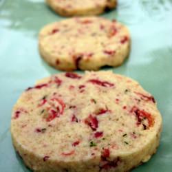 Strawberry-Lemon Thyme Shortbreads