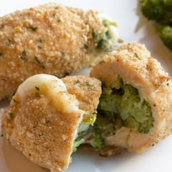 Broccoli and Cheese Stuffed Chicken