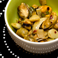 Mussels with Garlic