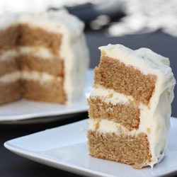 Chai Cake w/ Honey Ginger Cream