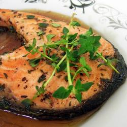 Pan Fried Salmon with Thyme